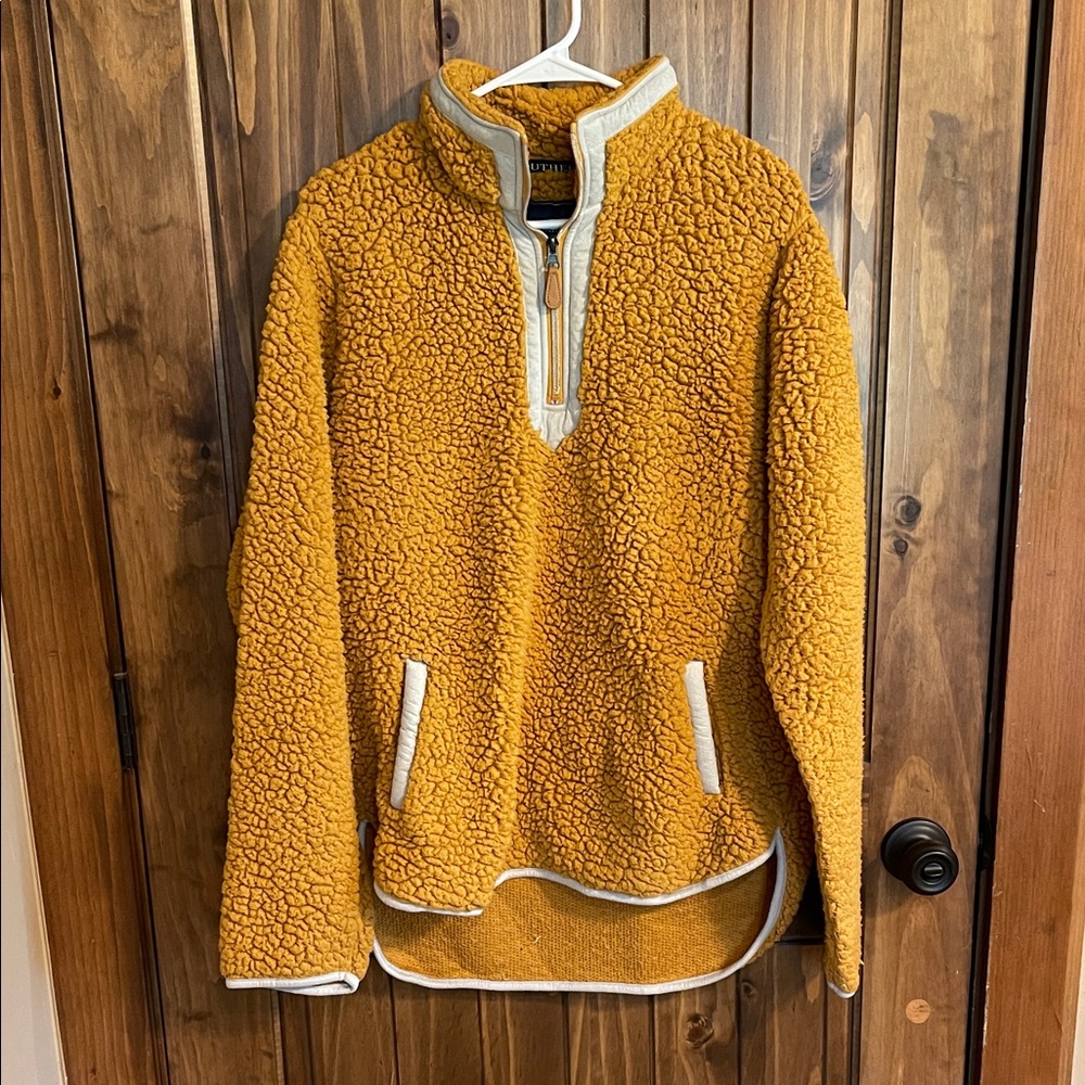 Simply Southern Mustard Sherpa Jacket